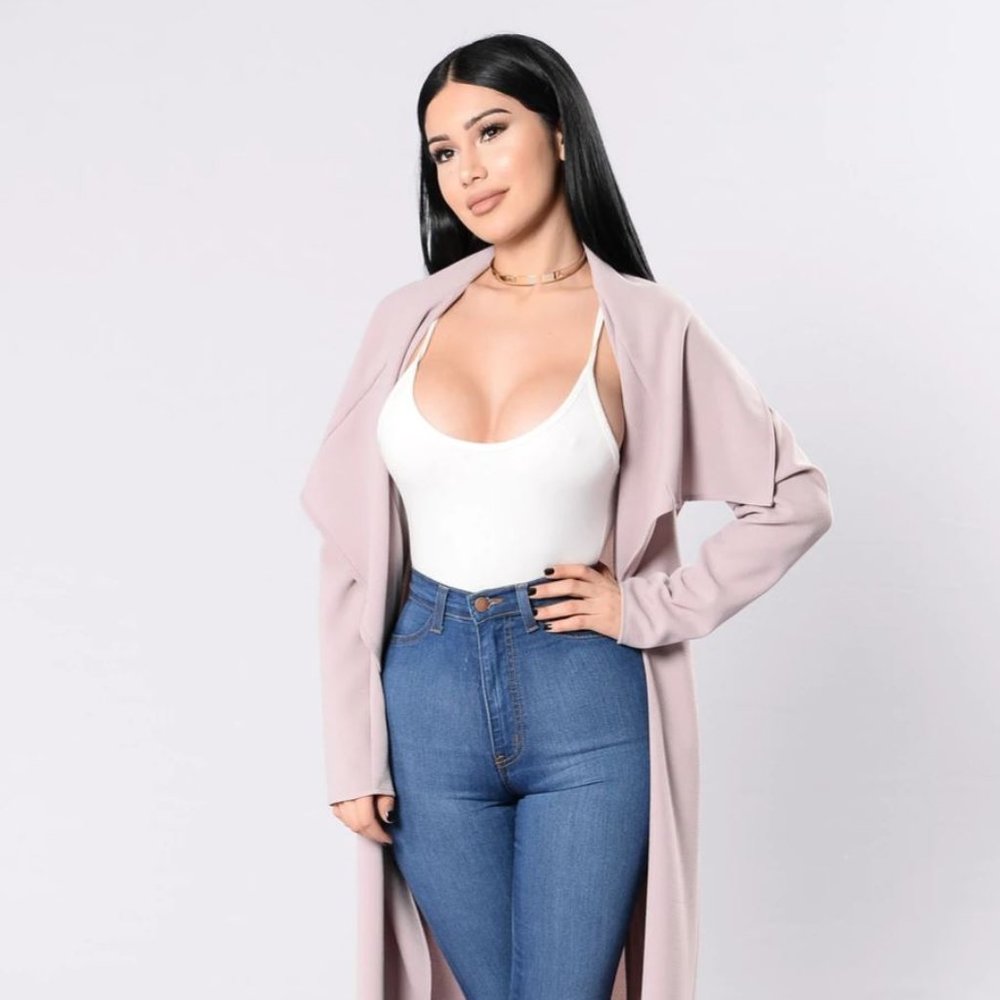 Fashion Nova Business Casual Coat - Lavender Size XS - Picture 9 of 16
